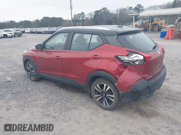 2019 Nissan Kicks SR with VIN 3N1CP5CU0KL516307, listed as a IAAI auction lot 41554064 with 104,224 mi miles. Bid and sale history available at carsss.com. Image 3.