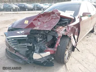 2015 Hyundai Genesis 5.0L with VIN KMHGN4JF4FU066994, listed as a IAAI auction lot 41208728 with 1 mi miles. Bid and sale history available at carsss.com. Image 6.