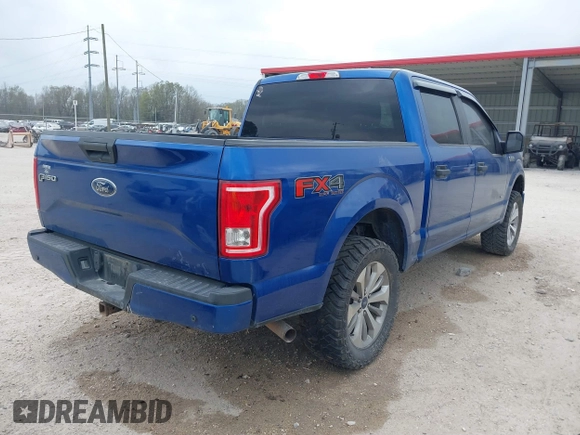 2017 Ford F-150 XL with VIN 1FTEW1EG4HFB49004, listed as a IAAI auction lot 41804250 with Not provided miles and . Bid and sale history available at DreamBid. Image 4.