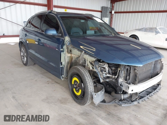 2016 Audi Q3 Prestige z VIN WA1GFCFS8GR020973, wystawiony jako IAAI lot #41923494 z przebiegiem 184 467 mil mil oraz . Historia ofert i sprzedaży dostępna na DreamBid. Obrazek 1.