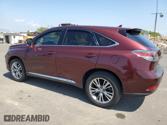 2013 Lexus RX 450h with VIN JTJZB1BA6D2411861, listed as a Copart auction lot 47076405 with 67,985 mi miles and Clean title. Bid and sale history available at DreamBid. Image 2.