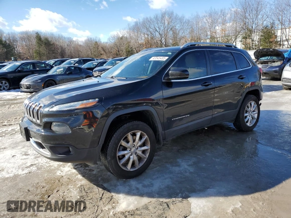 2016 Jeep Cherokee Limited with VIN 1C4PJMDB6GW335155, listed as a Copart auction lot 43545485 with 113,296 mi miles and Salvage title. Bid and sale history available at DreamBid. Image 1.