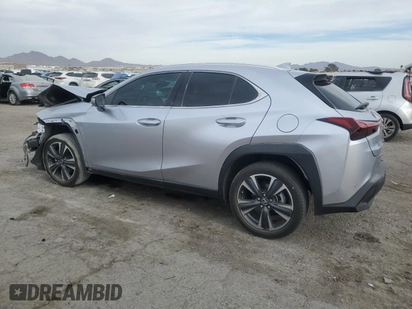 2024 Lexus UX with VIN JTHX6JBH9R2166376, listed as a Copart auction lot 85294644 with 6,173 mi miles and Salvage Title. Bid and sale history available at carsss.com. Image 2.