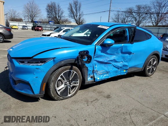 2022 Ford Mustang Mach-E Select with VIN 3FMTK1SS1NMA18115, listed as a Copart auction lot 49502975 with 16,969 mi miles and Salvage title. Bid and sale history available at DreamBid. Image 1.