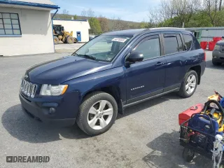2012 Jeep Compass Sport with VIN 1C4NJDBB4CD600090, listed as a Copart auction lot 54076365 with 109,308 mi miles and Salvage Title. Bid and sale history available at carsss.com. Image 1.