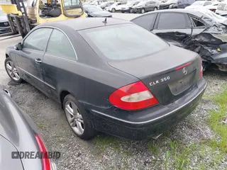 2008 Mercedes-Benz CLK 350 with VIN WDBTJ56H48F253771, listed as a IAAI auction lot 40959527 with 62,624 mi miles and . Bid and sale history available at carsss.com. Image 3.