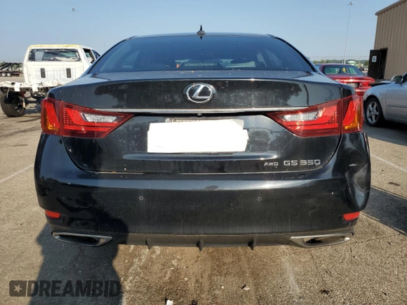 2014 Lexus GS 350 with VIN JTHCE1BL0E5020348, listed as a Copart auction lot 59482125 with 78,384 mi miles and Salvage title. Bid and sale history available at DreamBid. Image 6.