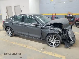 2024 Genesis G70 2.5T with VIN KMTG34SC4RU142461, listed as a Copart auction lot 83455334 with 17,676 mi miles and Salvage Title. Bid and sale history available at carsss.com. Image 4.