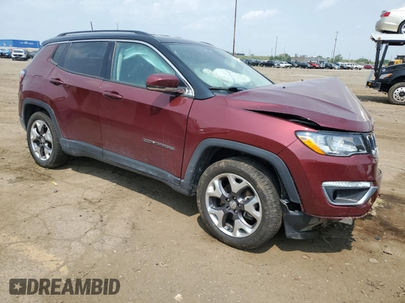 2020 Jeep Compass Limited с VIN 3C4NJDCB8LT255204, выставлен на аукционе Copart как лот 59710135 с пробегом 50 100 миль миль и Списание • Salvage title. История ставок и продаж доступна на DreamBid. Изображение 4.