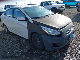 2017 Hyundai Accent SE with VIN KMHCT4AE0HU205730, listed as a IAAI auction lot 41695576 with 86,980 mi miles. Bid and sale history available at carsss.com. Image 1.