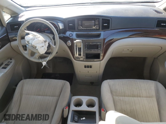 2015 Nissan Quest SV with VIN JN8AE2KP1F9120667, listed as a Copart auction lot 48436865 with 131,819 mi miles and Salvage Title. Bid and sale history available at carsss.com. Image 8.