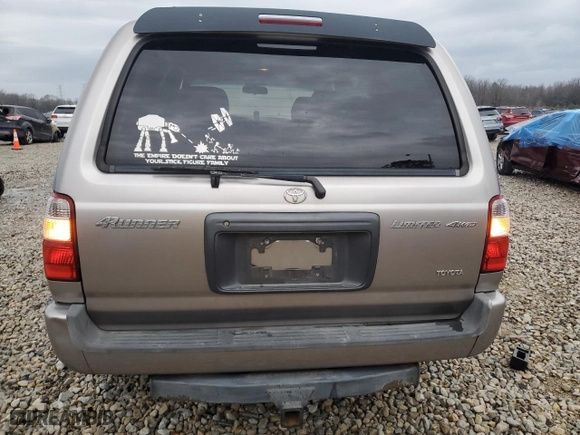 2001 Toyota 4Runner Limited with VIN JT3HN87R019058232, listed as a Copart auction lot 43311035 with 184,760 mi miles and Salvage Title. Bid and sale history available at carsss.com. Image 6.