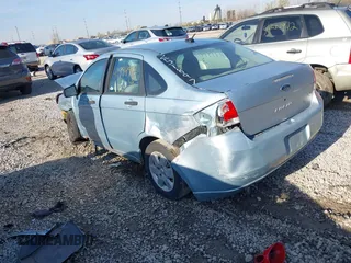 2008 Ford Focus S with VIN 1FAHP34N48W251897, listed as a IAAI auction lot 41994941 with 213,468 mi miles. Bid and sale history available at carsss.com. Image 3.