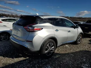 2017 Nissan Murano Platinum with VIN 5N1AZ2MH3HN164861, listed as a Copart auction lot 81798224 with 127,230 mi miles and Salvage Title. Bid and sale history available at carsss.com. Image 3.