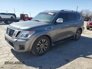 2018 Nissan Armada SL z VIN JN8AY2ND4JX003212, wystawiony jako Copart lot #47737225 z przebiegiem 159 100 mil mil oraz Szkoda całkowita • Salvage title. Historia ofert i sprzedaży dostępna na DreamBid. Obrazek 1.