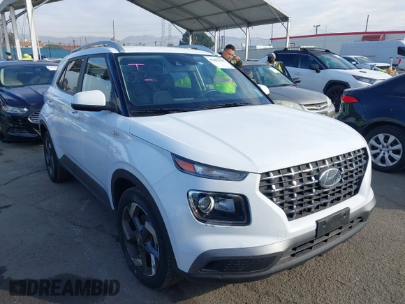 2021 Hyundai Venue SEL with VIN KMHRC8A3XMU064482, listed as a IAAI auction lot 41482558 with 17,205 mi miles and . Bid and sale history available at DreamBid. Image 1.