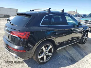 2021 Audi SQ5 Premium Plus with VIN WA1A4AFY2M2043965, listed as a Copart auction lot 45873223 with 24,430 mi miles. Bid and sale history available at carsss.com. Image 3.