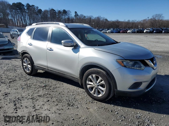 2014 Nissan Rogue SV with VIN 5N1AT2MT4EC869360, listed as a Copart auction lot 87383824 with 145,943 mi miles and Salvage Title. Bid and sale history available at carsss.com. Image 4.