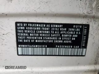2010 Volkswagen GTI with VIN WVWHV7AJ5AW261918, listed as a Copart auction lot 43541525 with 150,785 mi miles and Non Repairable. Bid and sale history available at carsss.com. Image 13.