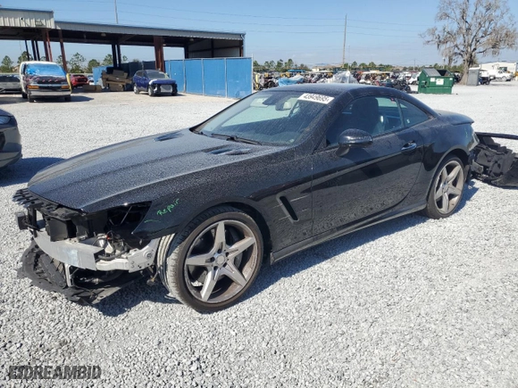 2014 Mercedes-Benz SL-Class SL 550 with VIN WDDJK7DA5EF023732, listed as a Copart auction lot 43949695 with 44,841 mi miles and Salvage Title. Bid and sale history available at carsss.com. Image 1.