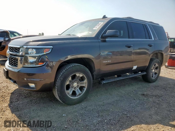 2017 Chevrolet Tahoe LT with VIN 1GNSKBKC5HR180726, listed as a Copart auction lot 57132405 with 116,110 mi miles and Salvage title. Bid and sale history available at DreamBid. Image 1.