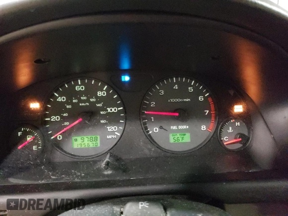 2001 Subaru Forester S w/Premium Pkg with VIN JF1SF65681H725555, listed as a Copart auction lot 51146175 with 195,670 mi miles and Salvage Title. Bid and sale history available at carsss.com. Image 9.