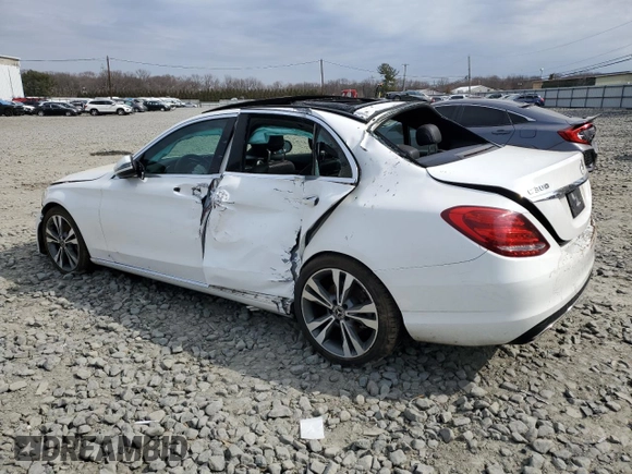 2018 Mercedes-Benz C 300 with VIN 55SWF4JB4JU264050, listed as a Copart auction lot 48200895 with Not provided miles and Salvage title. Bid and sale history available at DreamBid. Image 2.