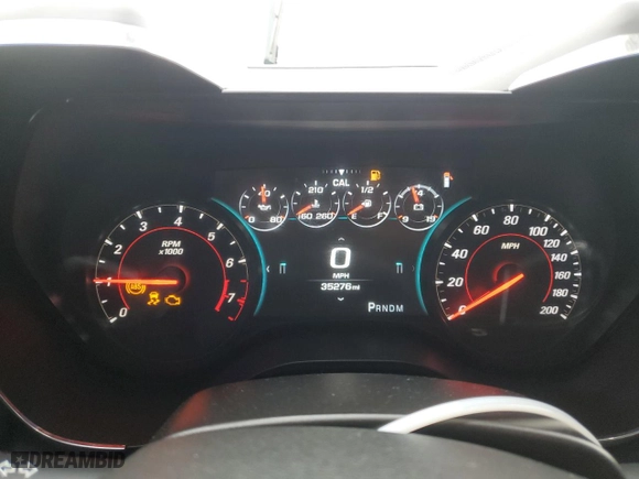 2017 Chevrolet Camaro 2SS with VIN 1G1FH3D79H0213349, listed as a Copart auction lot 83073854 with 35,276 mi miles and Salvage Title. Bid and sale history available at carsss.com. Image 9.