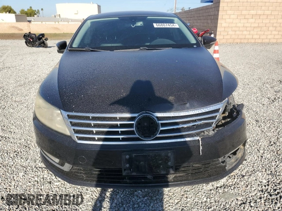 2013 Volkswagen CC Sport with VIN WVWBP7AN0DE546569, listed as a Copart auction lot 66807454 with 146,275 mi miles and Salvage Title. Bid and sale history available at DreamBid. Image 5.