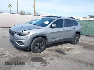 2021 Jeep Cherokee Altitude with VIN 1C4PJMLBXMD157985, listed as a IAAI auction lot 41916748 with 71,401 mi miles. Bid and sale history available at carsss.com. Image 14.