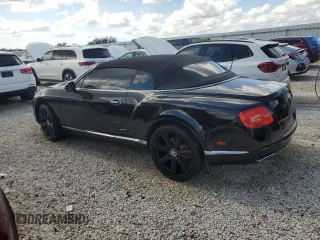 2013 Bentley Continental GT with VIN SCBGR3ZA8DC079782, listed as a Copart auction lot 77968004 with 52,913 mi miles and Salvage Title. Bid and sale history available at DreamBid. Image 2.