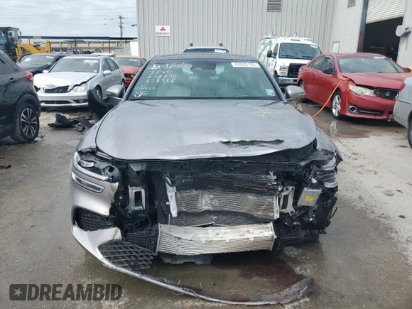 2024 Genesis G70 Sport Advanced with VIN KMTG54SE8RU138988, listed as a Copart auction lot 42835125 with 6,200 mi miles and Salvage Title. Bid and sale history available at DreamBid. Image 5.