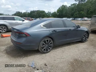 2023 Honda Accord Touring with VIN 1HGCY2F84PA028341, listed as a Copart auction lot 54060315 with 55,296 mi miles and Salvage title. Bid and sale history available at DreamBid. Image 3.