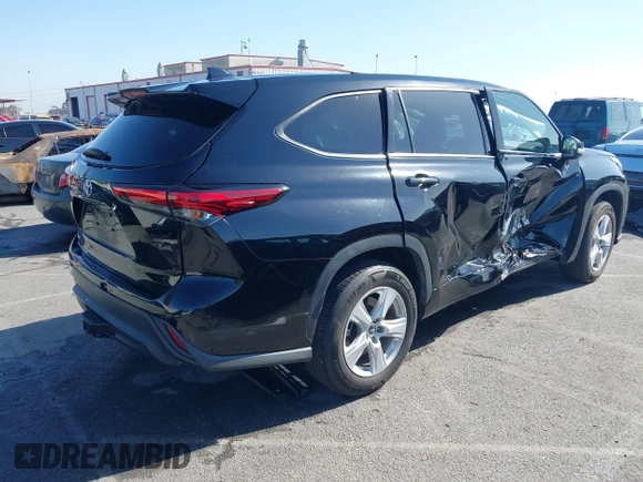 2021 Toyota Highlander L with VIN 5TDCZRAH0MS073013, listed as a IAAI auction lot 41969266 with 64,209 mi miles and . Bid and sale history available at DreamBid. Image 4.