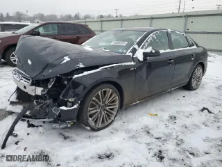 2018 Audi A4 Premium Plus with VIN WAULMAF49JA025179, listed as a Copart auction lot 43389335 with 0 mi miles and Salvage Title. Bid and sale history available at carsss.com. Image 1.