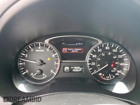 2015 Nissan Altima S with VIN 1N4AL3AP8FN385320, listed as a Copart auction lot 54379895 with 147,826 mi miles and Salvage Title. Bid and sale history available at DreamBid. Image 9.