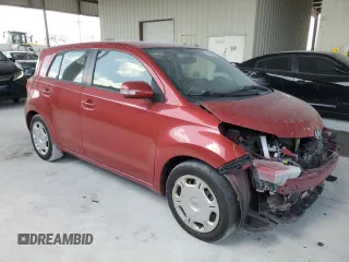 2013 Scion xD with VIN JTKKUPB43D1032536, listed as a Copart auction lot 54572295 with 0 mi miles and Salvage Title. Bid and sale history available at carsss.com. Image 4.