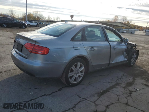 2011 Audi A4 Premium with VIN WAUBFAFL8BA100047, listed as a Copart auction lot 76942534 with 100,120 mi miles and Salvage Title. Bid and sale history available at carsss.com. Image 3.