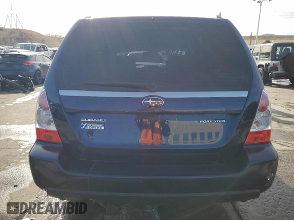 2006 Subaru Forester X with VIN JF1SG65656H722603, listed as a Copart auction lot 85505424 with 128,644 mi miles and Salvage Title. Bid and sale history available at DreamBid. Image 6.