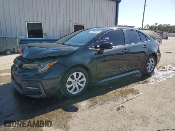 2020 Toyota Corolla SE with VIN 5YFS4RCE3LP047462, listed as a Copart auction lot 52968585 with 256,221 mi miles and Non Repairable. Bid and sale history available at carsss.com. Image 1.