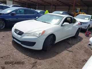 2010 Hyundai Genesis Coupe with VIN KMHHT6KD3AU033898, listed as a IAAI auction lot 42539696 with 209,175 mi miles and . Bid and sale history available at DreamBid. Image 2.