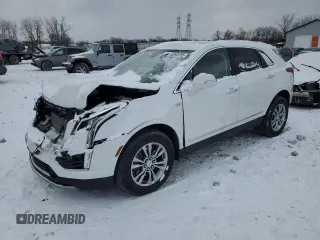 2021 Cadillac XT5 AWD Premium Luxury with VIN 1GYKNDRS4MZ123494, listed as a Copart auction lot 45993755 with 39,126 mi miles and Salvage Title. Bid and sale history available at carsss.com. Image 1.