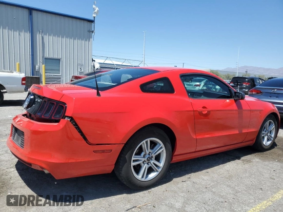 2014 Ford Mustang V6 with VIN 1ZVBP8AM1E5327826, listed as a Copart auction lot 57093825 with 158,268 mi miles and Salvage title. Bid and sale history available at DreamBid. Image 3.