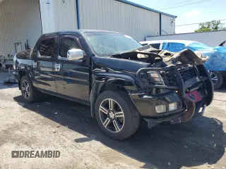 2014 Honda Ridgeline Sport with VIN 5FPYK1F73EB007015, listed as a Copart auction lot 55148465 with 131,148 mi miles and Salvage title. Bid and sale history available at DreamBid. Image 4.