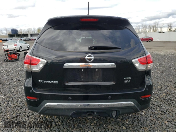 2014 Nissan Pathfinder SV with VIN 5N1AR2MM2EC666202, listed as a Copart auction lot 50097855 with 109,036 mi miles and Salvage Title. Bid and sale history available at carsss.com. Image 6.