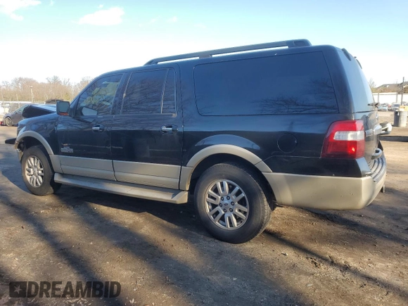 2008 Ford Expedition EL Eddie Bauer with VIN 1FMFK175X8LA18698, listed as a Copart auction lot 44029175 with 218,264 mi miles and Salvage Title. Bid and sale history available at carsss.com. Image 2.