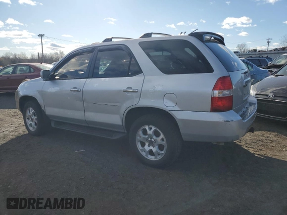 2002 Acura MDX Touring Pkg with VIN 2HNYD18662H509511, listed as a Copart auction lot 86264504 with 237,526 mi miles and Non Repairable. Bid and sale history available at carsss.com. Image 2.