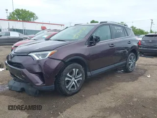 2017 Toyota RAV4 LE with VIN 2T3BFREV9HW646757, listed as a IAAI auction lot 42247581 with 45,618 mi miles and . Bid and sale history available at DreamBid. Image 2.