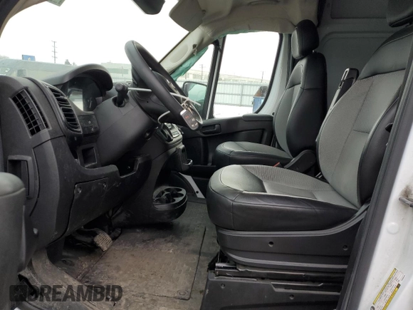 2023 Ram ProMaster Cargo with VIN 3C6LRVDG9PE535246, listed as a Copart auction lot 45709465 with 86,093 mi miles and Salvage Title. Bid and sale history available at DreamBid. Image 7.