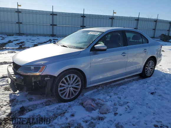 2016 Volkswagen Jetta Sedan 1.8T SEL with VIN 3VWL07AJ0GM225990, listed as a Copart auction lot 46104345 with 124,367 mi miles and Salvage Title. Bid and sale history available at carsss.com. Image 1.